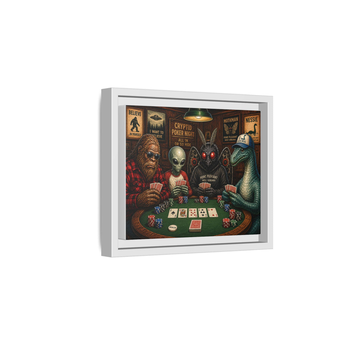 Matte Canvas, Framed (Multi-color)