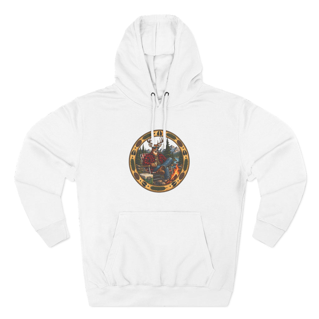 Three-Panel Fleece Hoodie