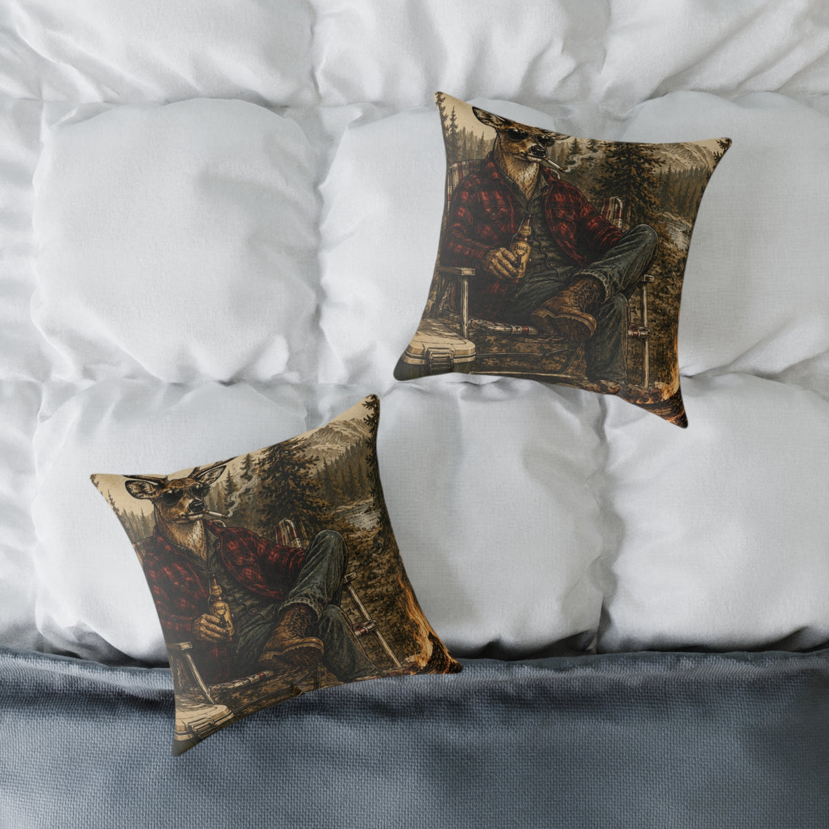 Square Poly Canvas Pillow