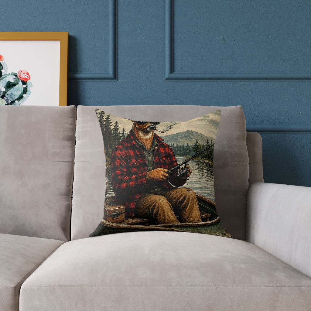 Square Poly Canvas Pillow