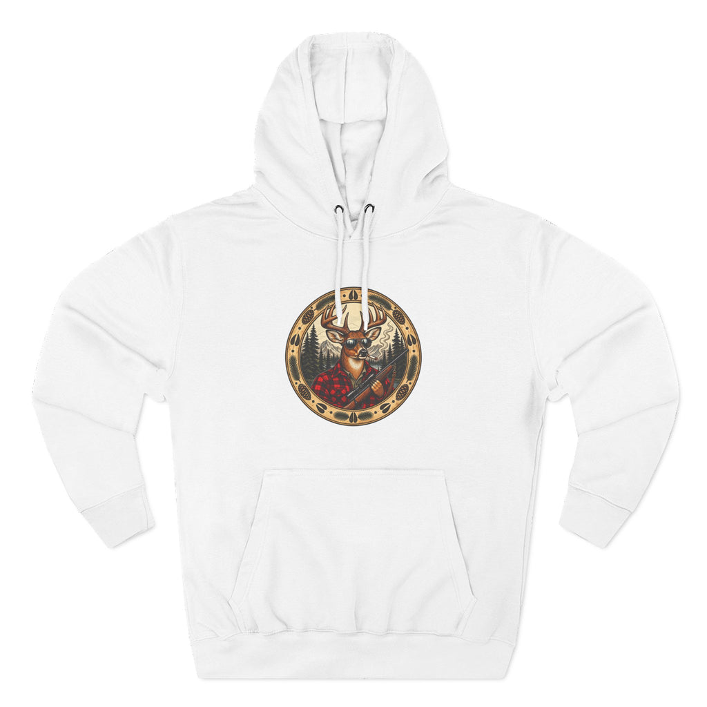 Three-Panel Fleece Hoodie