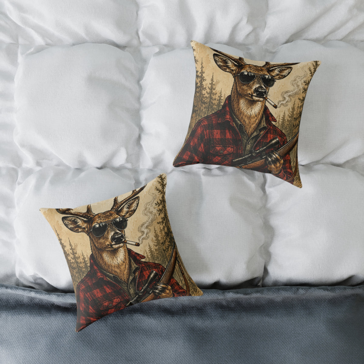 Square Poly Canvas Pillow