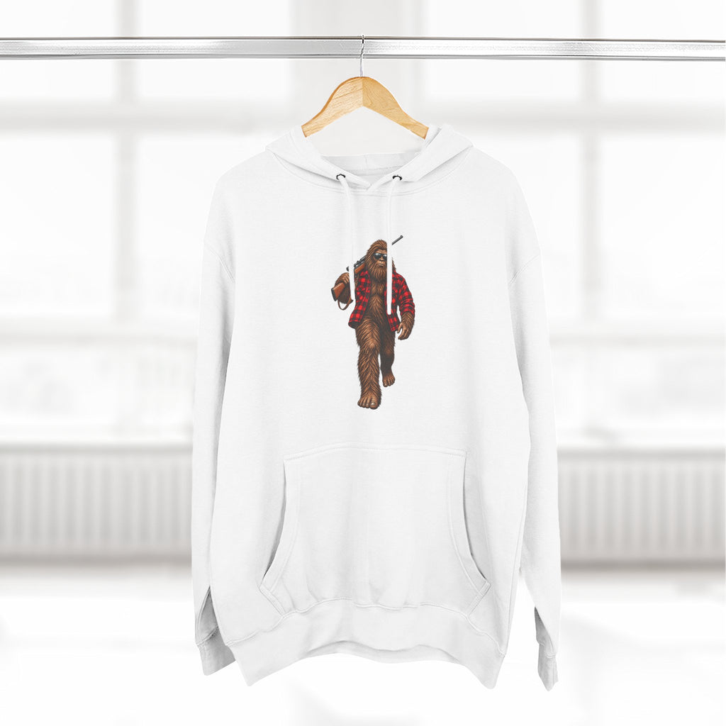 Three-Panel Fleece Hoodie