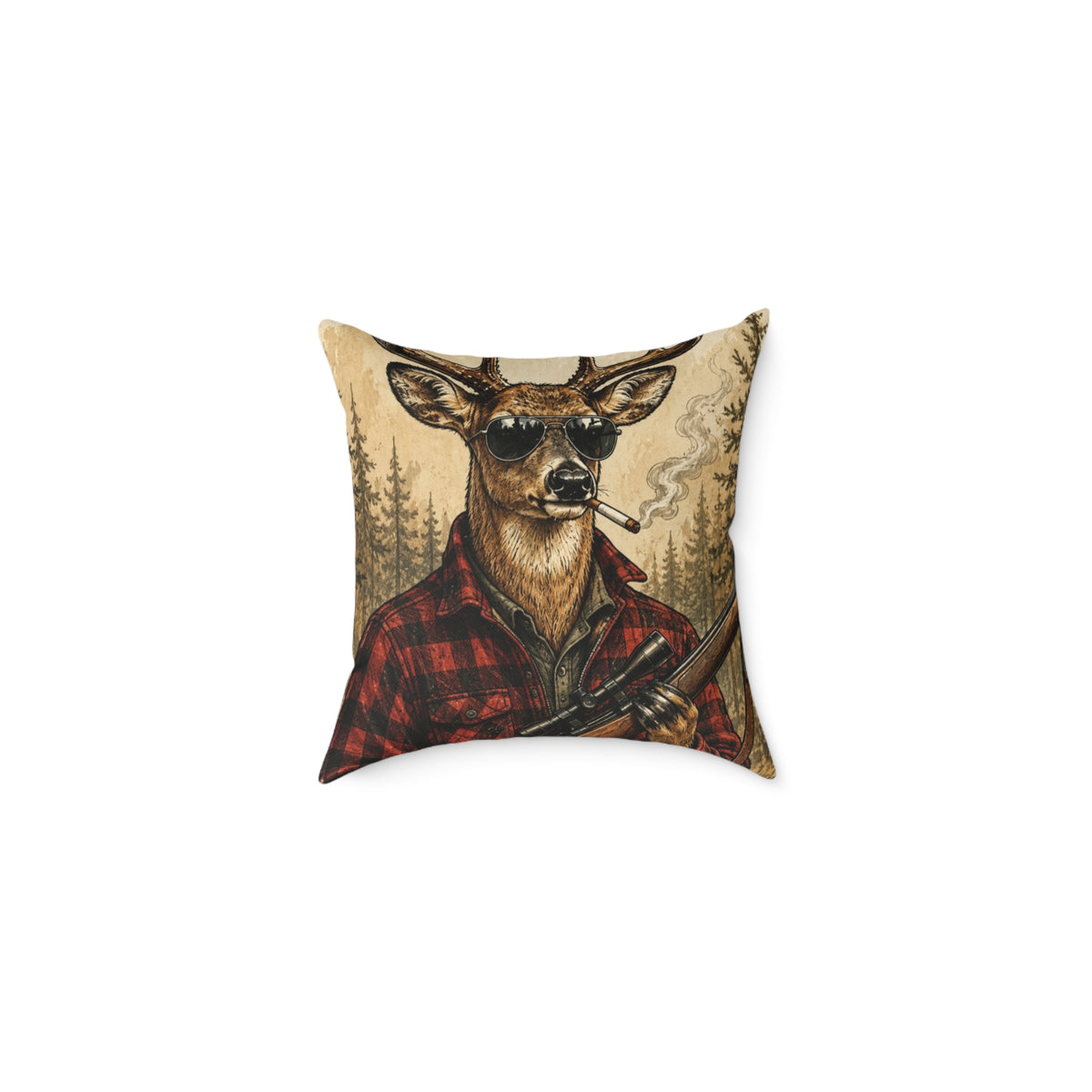 Square Poly Canvas Pillow
