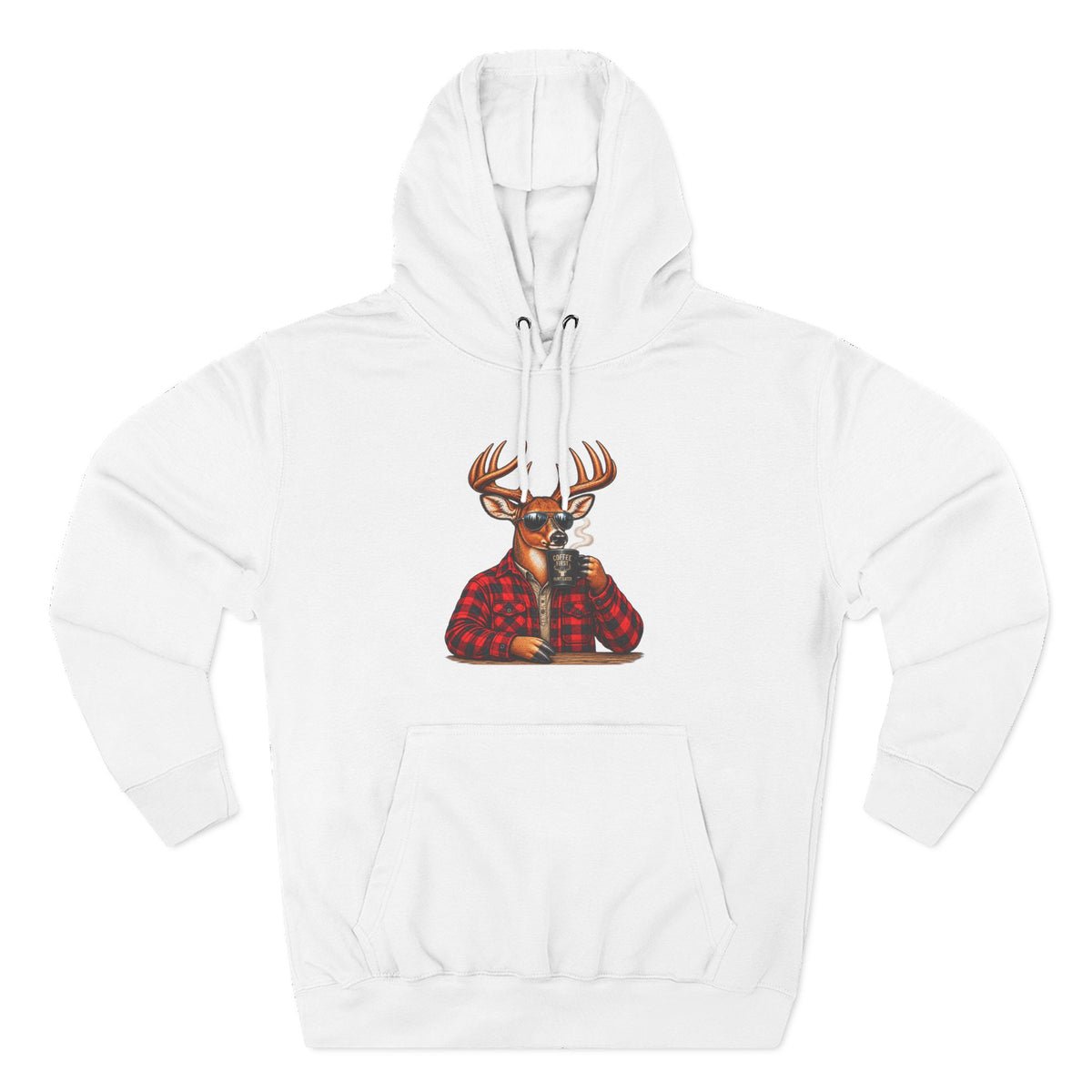 Three-Panel Fleece Hoodie