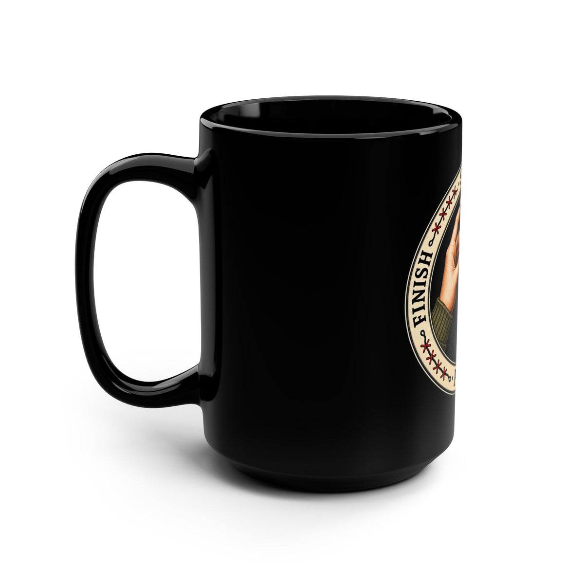 Black Mug, 15oz