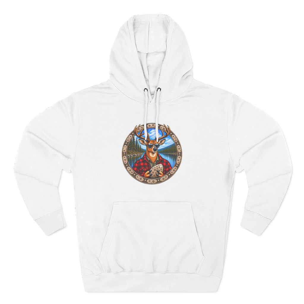 Three-Panel Fleece Hoodie