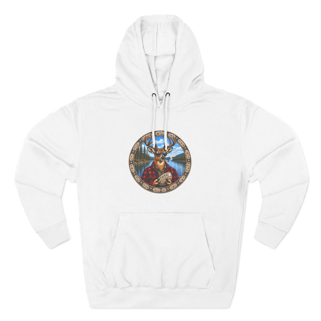 Three-Panel Fleece Hoodie