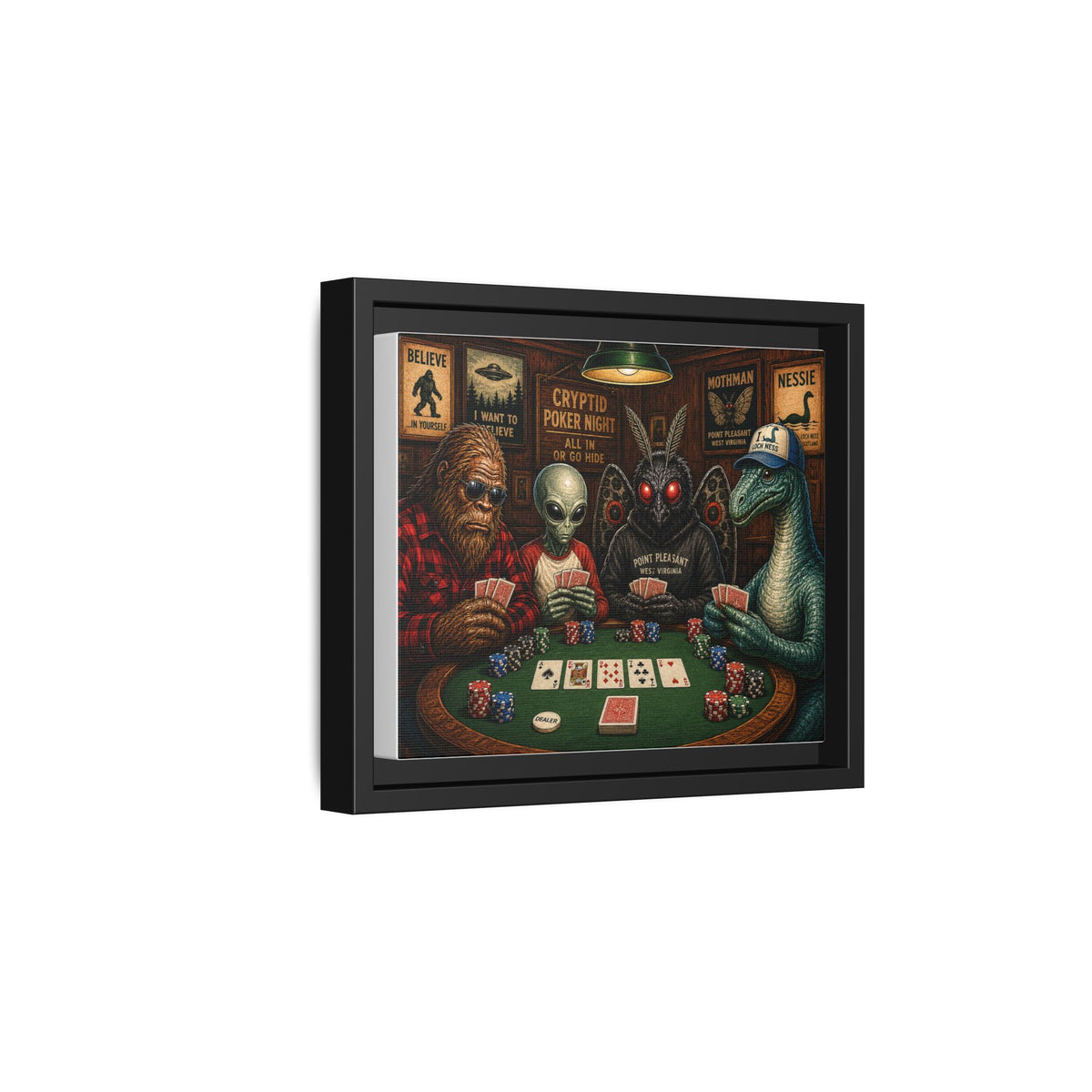 Matte Canvas, Framed (Multi-color)