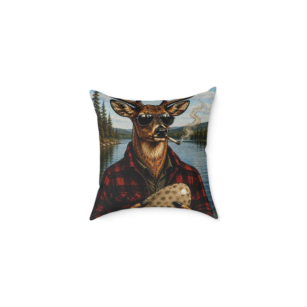 Square Poly Canvas Pillow