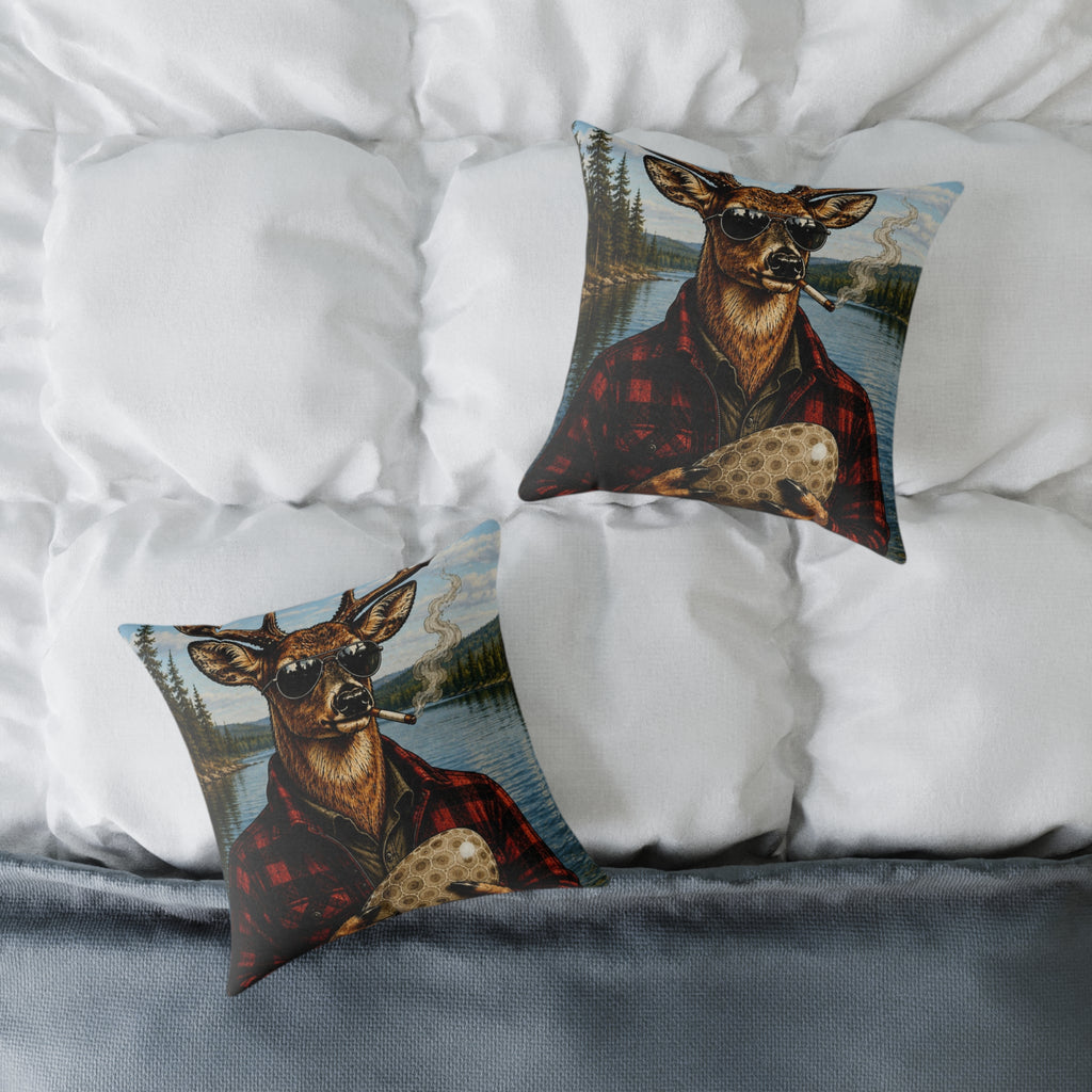 Square Poly Canvas Pillow