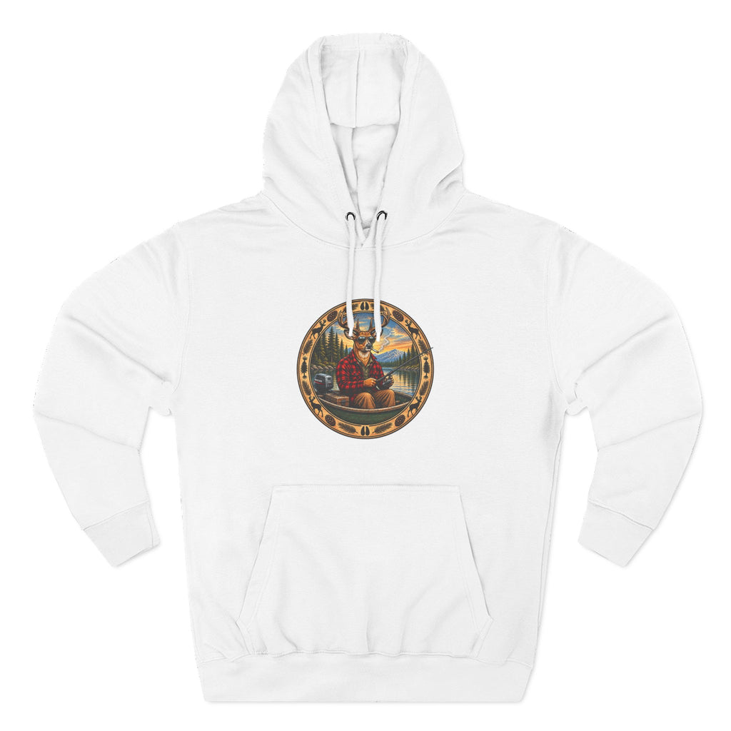 Three-Panel Fleece Hoodie