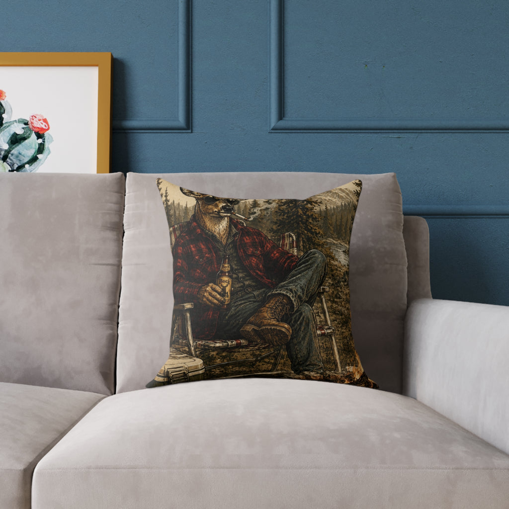 Square Poly Canvas Pillow