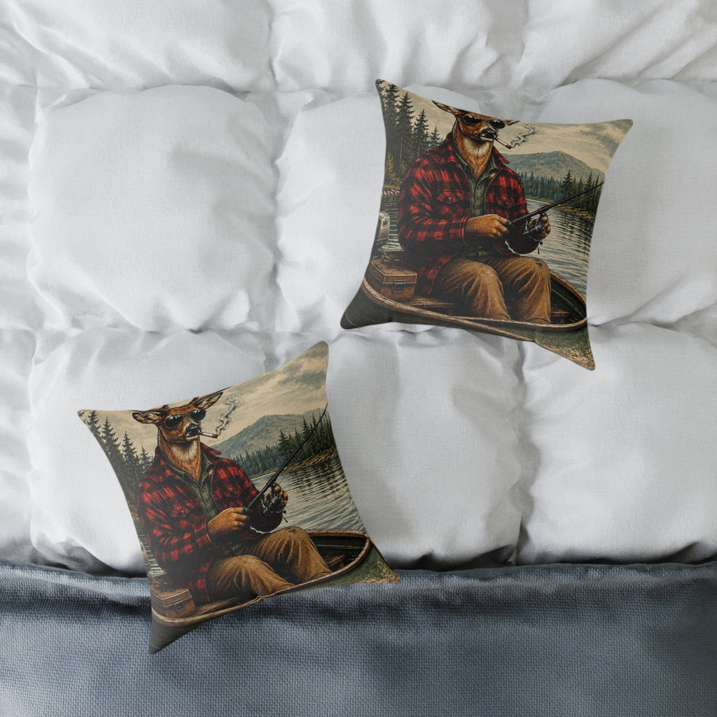 Square Poly Canvas Pillow